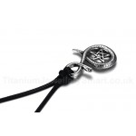 Men's Titanium Pendant Snake Black PN-850