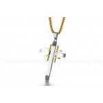 Men's Titanium Pendant 56 mm Cross PN-900