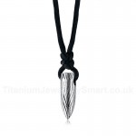 Men's Titanium Pendant Bullet PN-901S