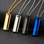 Men's Titanium Pendant Cross Prayer PN-233