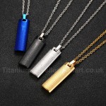 Men's Titanium Pendant Cross Prayer PN-233