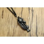 Men's Titanium Pendant Skull Fish Skeleton PN-884