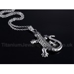 Men's Titanium Pendant Lizard PN-495