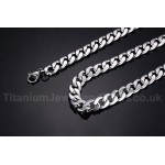 Men's Titanium Necklace 9.5 mm NC-166