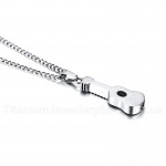 Unisex Titanium Pendant Openable Guitar PN-1128