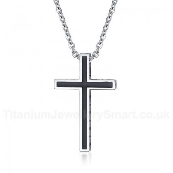 Unisex Titanium Pendant Cross CN-077