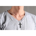 Unisex Titanium Pendant Cross CN-077