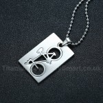 Unisex Titanium Pendant Bicycle PN-013