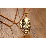 Men's Titanium Pendant 41 mm Mask PN-707