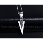 Men's Titanium Pendant Arrow PN-515