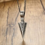 Men's Titanium Pendant Arrow PN-515