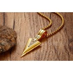 Men's Titanium Pendant Arrow PN-515