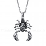 Men's Titanium Pendant Scorpion Punk PN-513