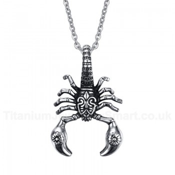 Men's Titanium Pendant Scorpion Punk PN-513