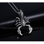 Men's Titanium Pendant Scorpion Punk PN-513