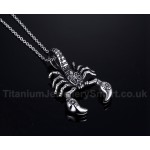 Men's Titanium Pendant Scorpion Punk PN-513