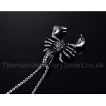 Men's Titanium Pendant Scorpion Punk PN-513
