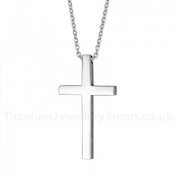 Men's Titanium Pendant Cross PN-237