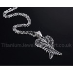 Men's Titanium Pendant Angel Wings PN-502