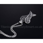 Men's Titanium Pendant Angel Wings PN-502