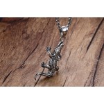 Men's Titanium Pendant 45 mm Crocodile PN-710