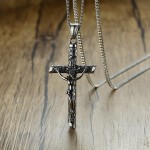 Men's Titanium Pendant Jesus Cross PN-1138