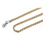 Unisex Titanium Necklace Twist Chain NC-036