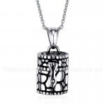 Unisex Titanium Pendant Crown PN-286