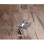 Unisex Titanium Pendant Angel Wings 36 mm PN-582