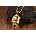 Unisex Titanium Pendant Skull Star PN-141