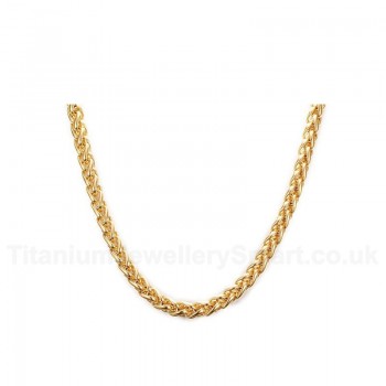 Men's Titanium Necklace 8 mm Width NC-157