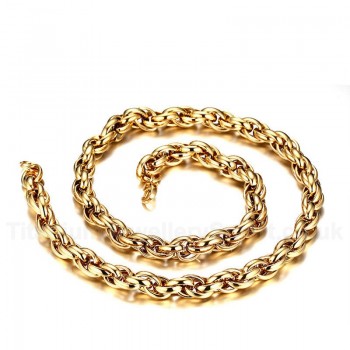 Men's Titanium Necklace Ring Interlocking NC-051
