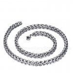 Men's Titanium Necklace Twist Chain NC-04