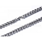 Men's Titanium Necklace Twist Chain NC-04