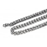 Men's Titanium Necklace Twist Chain NC-04