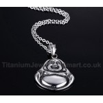 Unisex Titanium Pendant Buddha Statue PN-488