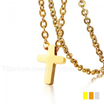 Women's Titanium Pendant Cross PN-863