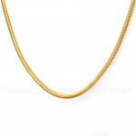 Unisex Titanium Necklace 3 mm Width 50 cm 60 cm NC-102