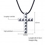 Unisex Tungsten Pendant Tungsten Cross PN-752