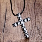 Unisex Tungsten Pendant Tungsten Cross PN-752