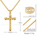 Men's Titanium Pendant Cross PN-677