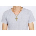 Men's Titanium Pendant Cross PN-677