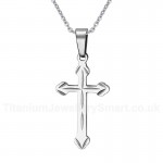 Unisex Titanium Pendant Cross PN-300