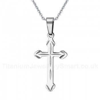 Unisex Titanium Pendant Cross PN-300