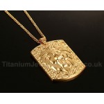 Men's Titanium Pendant 53 mm Lion Tag PN-584