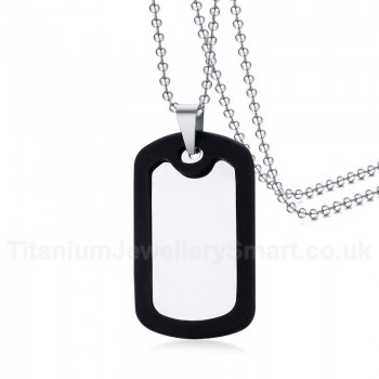 Men's Titanium Pendant Dog Tag PN-006