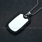 Men's Titanium Pendant Dog Tag PN-006