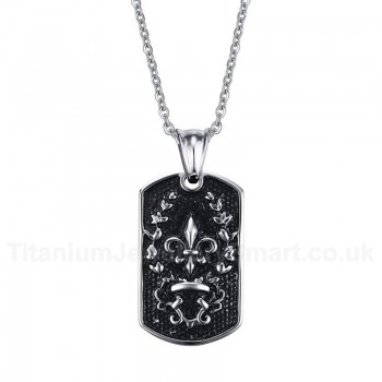 Men's Titanium Pendant Tag PN-482