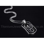 Men's Titanium Pendant Tag PN-482