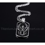 Men's Titanium Pendant Tag PN-482